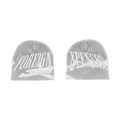 Grey/White Beanie