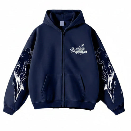 Navy Blue AeroFit Hoodie