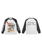 Black x White Flystr8 Long Sleeve Tee