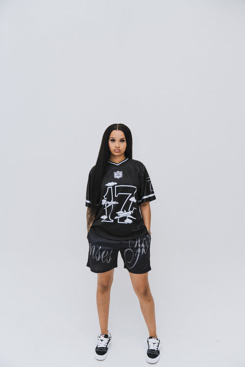 'Runway 17' Black Jersey
