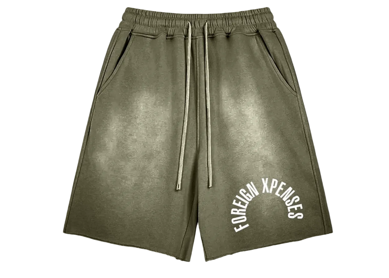 AROUND THE WORLD SHORTS - KHAKI