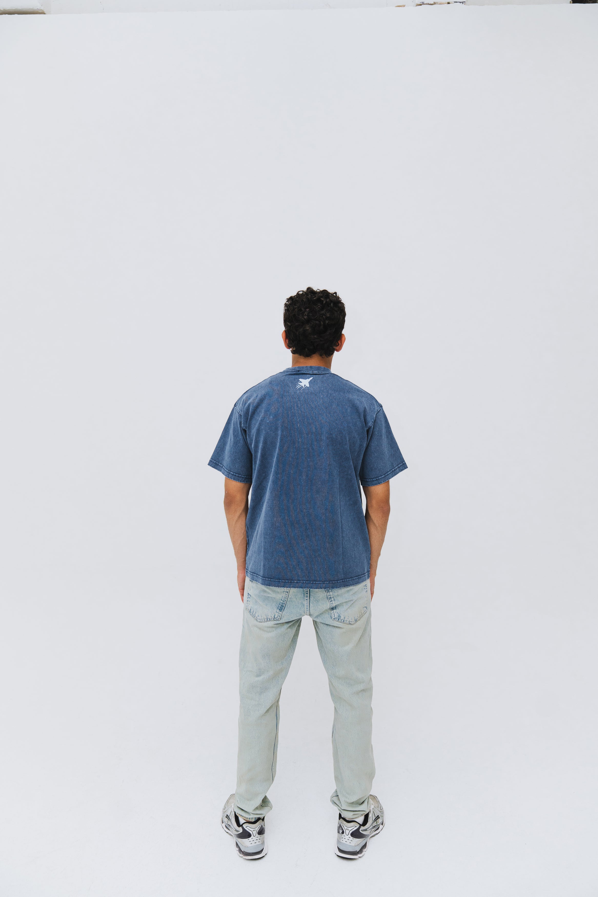 'Pilots POV' Washed Blue T-Shirt